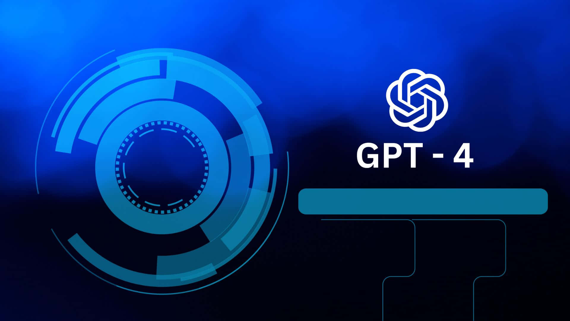 Futuristic Gpt-4 Artificial Intelligence Concept Wallpaper