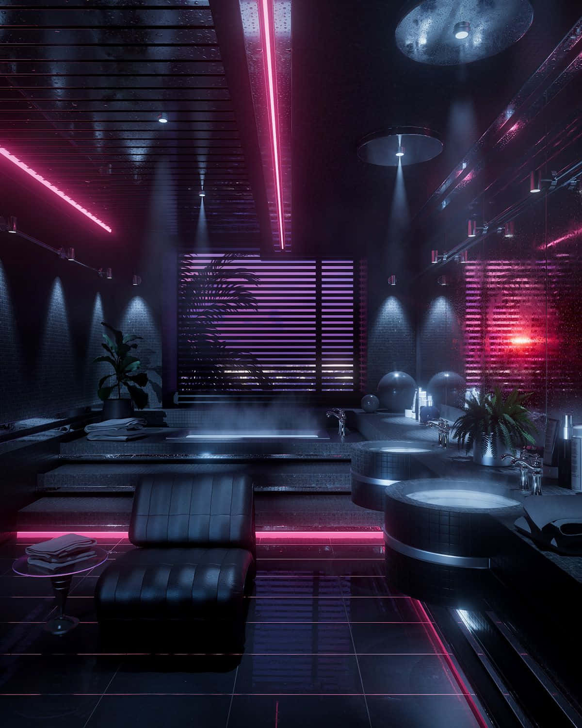 Futuristic Neon Lounge Ambience.jpg Wallpaper