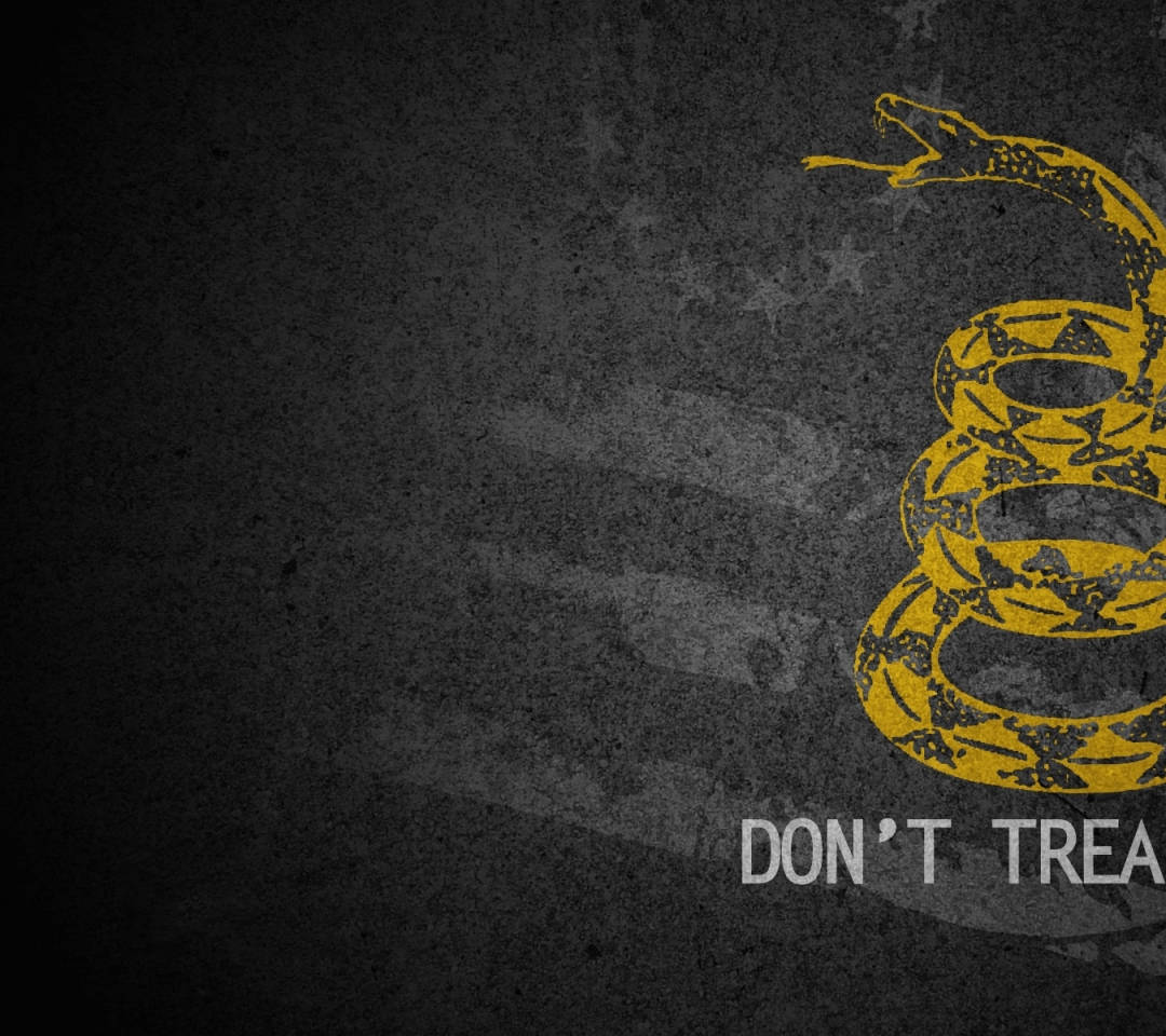 Gadsden Flag Half View Wallpaper