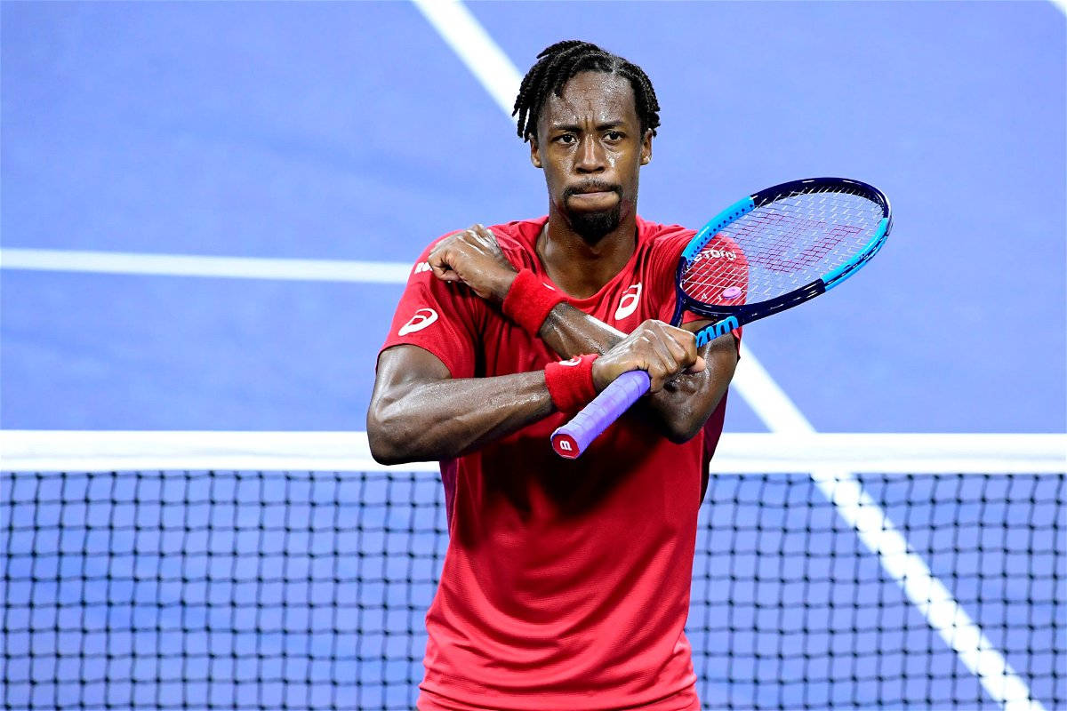 Gael Monfils In Red Wallpaper