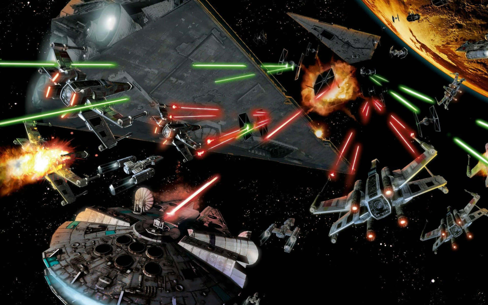 Galactic Confrontation: Ultimate Space Warfare Wallpaper