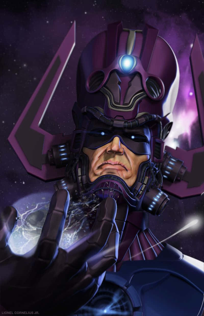 Galactus Devourer Of Worlds In Space Wallpaper