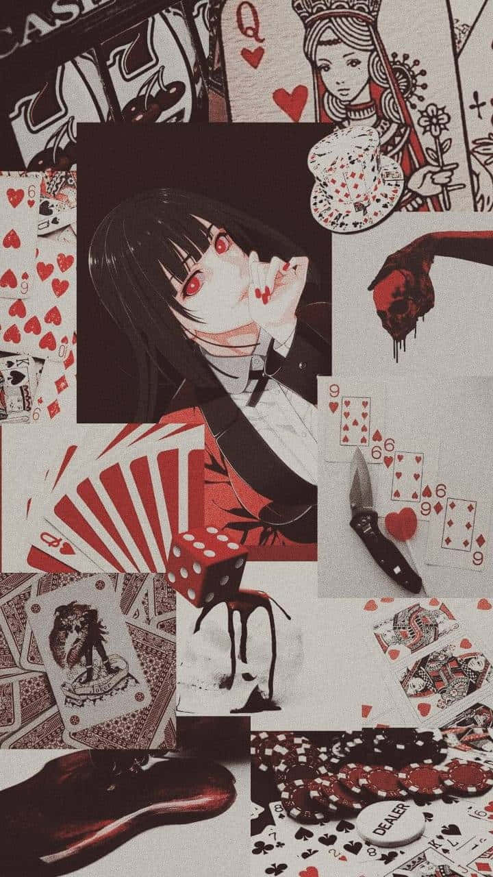 Gambler's Euphoria Collage Wallpaper