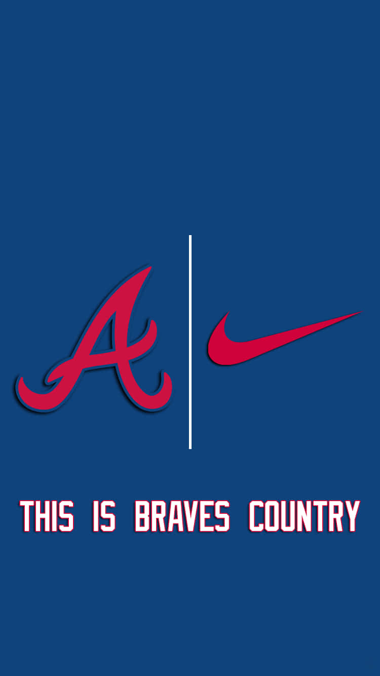 Game Ready! Show Your Braves Pride With An Atlanta Braves Iphone Wallpaper