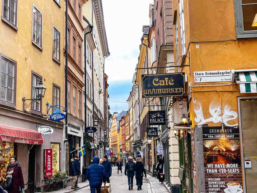 Gamla Stan Market Stores Wallpaper