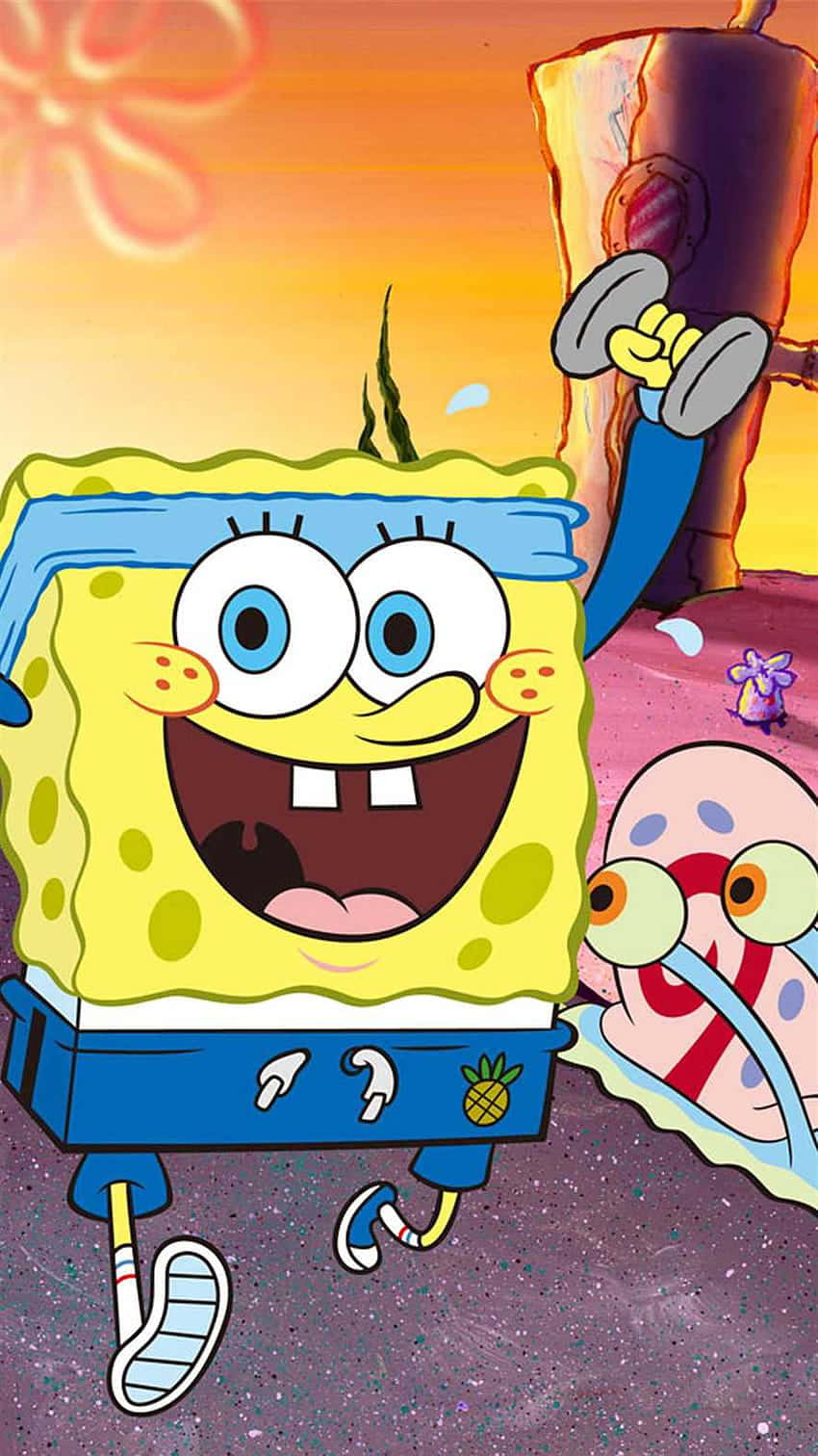 Gangster_ Sponge Bob_and_ Patrick_ Adventure Wallpaper