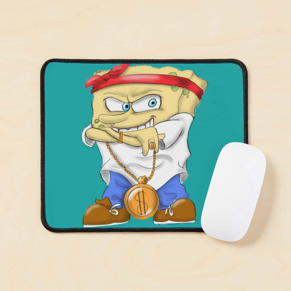 Gangster Spongebob Mousepad Wallpaper