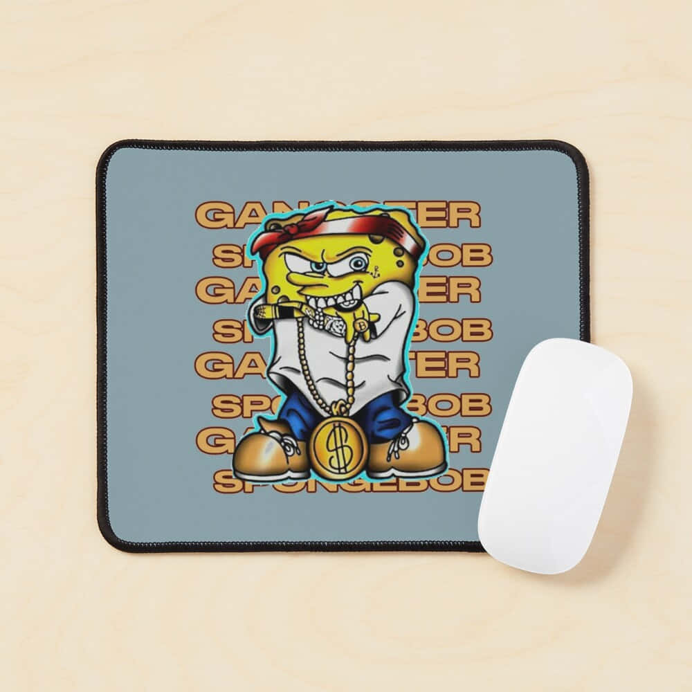 Gangster Spongebob Mousepad Wallpaper