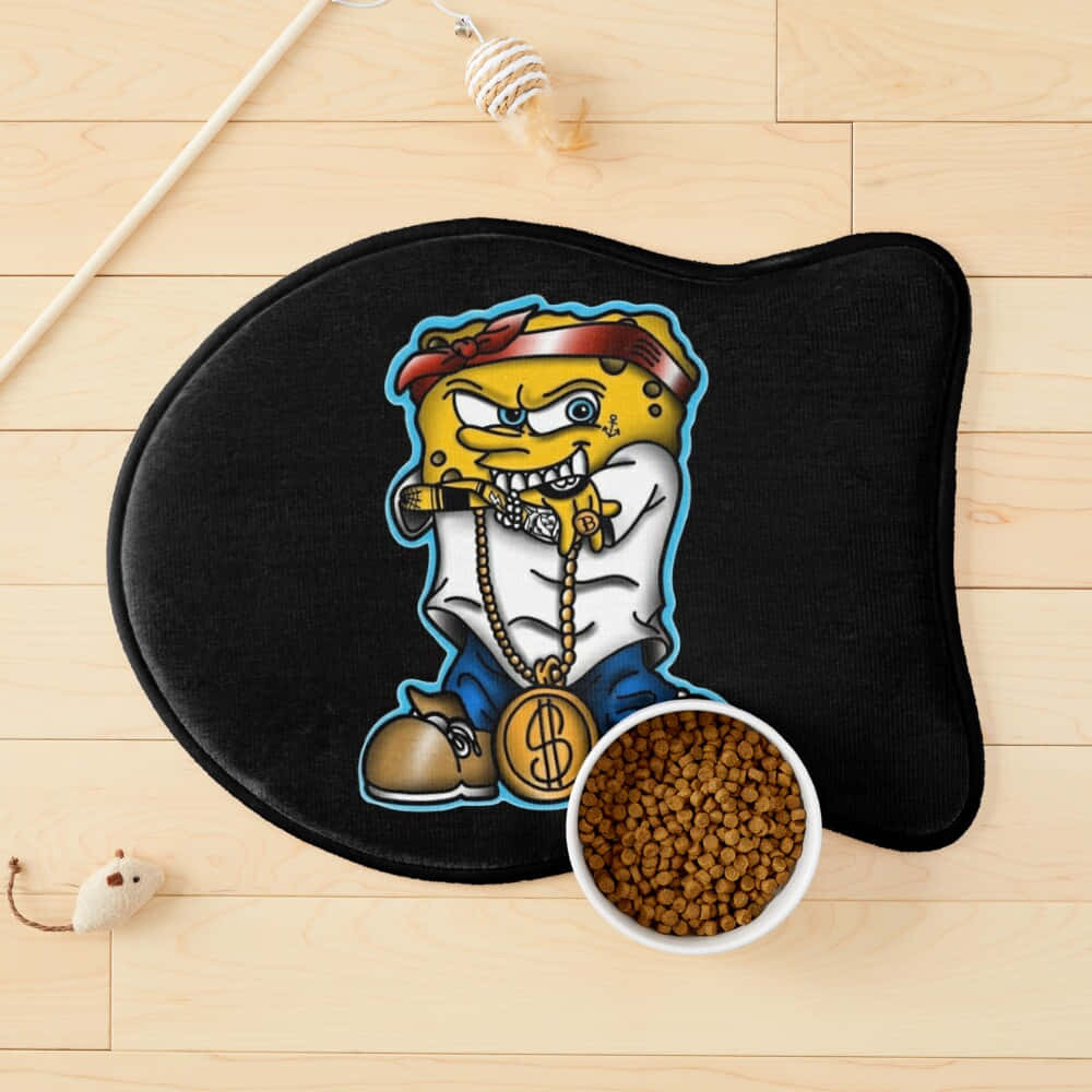 Gangster Spongebob Pet Mat Wallpaper