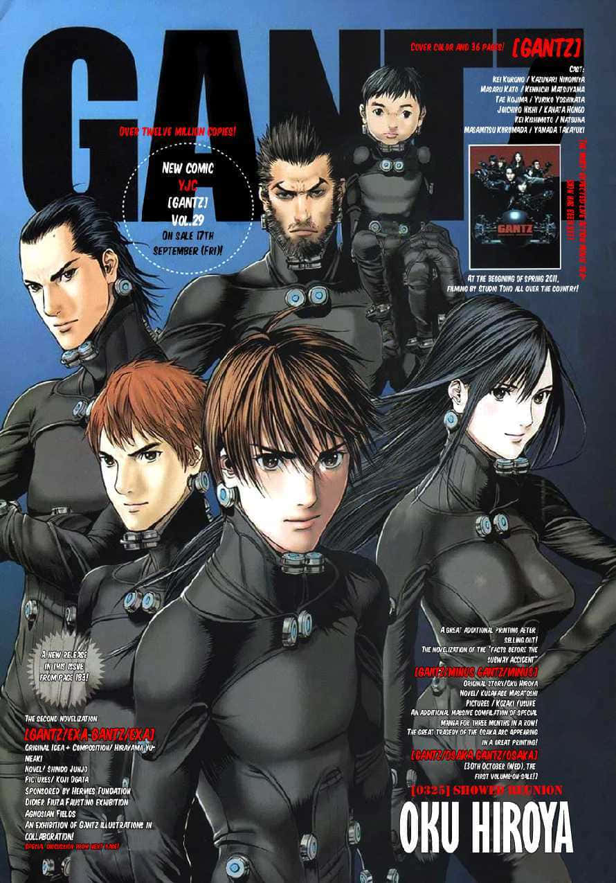 Gantz Comic Series Characters Wallpaper