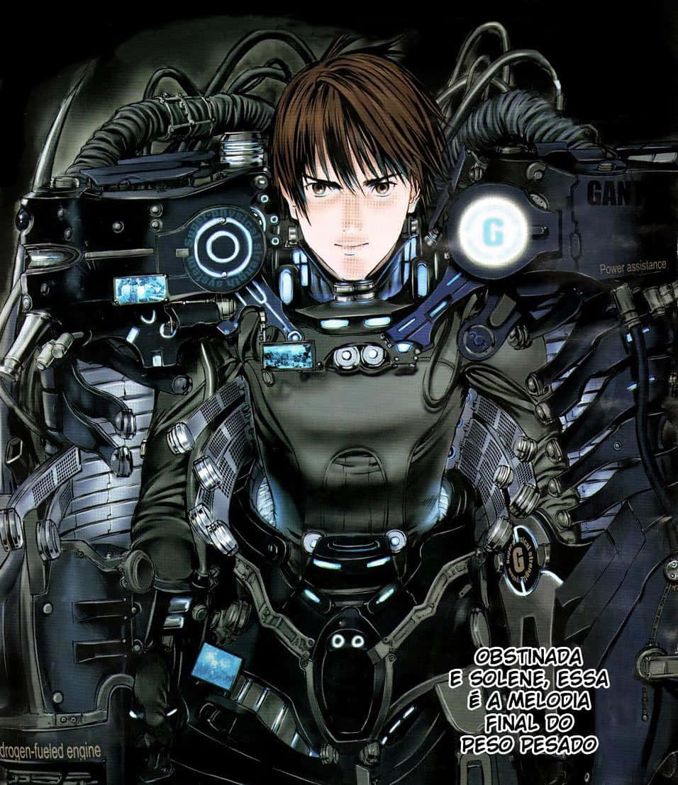 Gantz Kei Kurono In Action Wallpaper