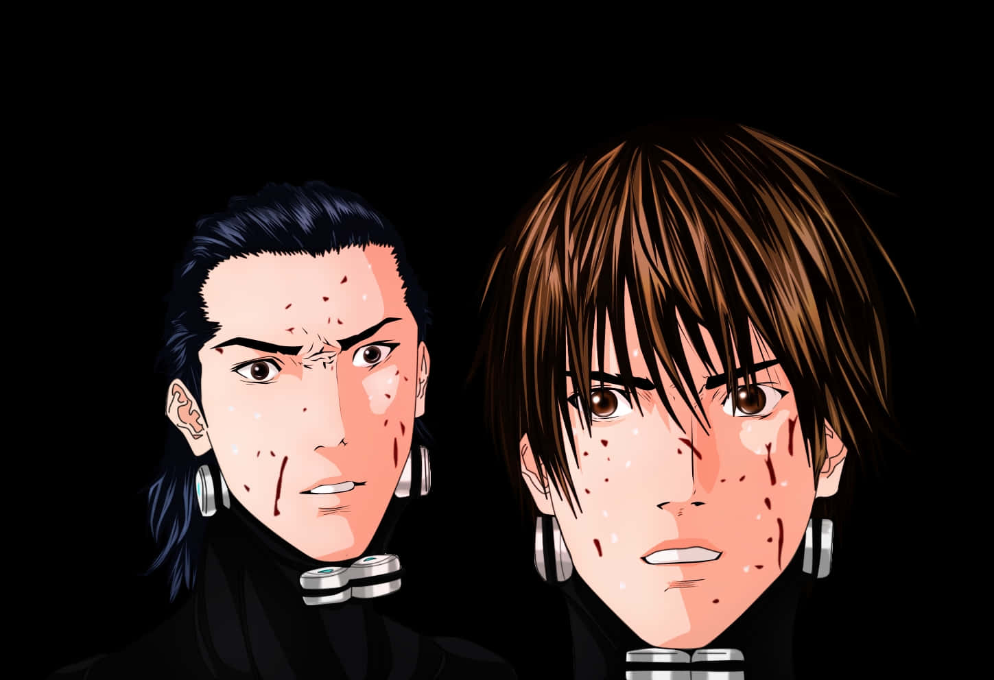 Gantz Kei Kuronoand Companion Wallpaper