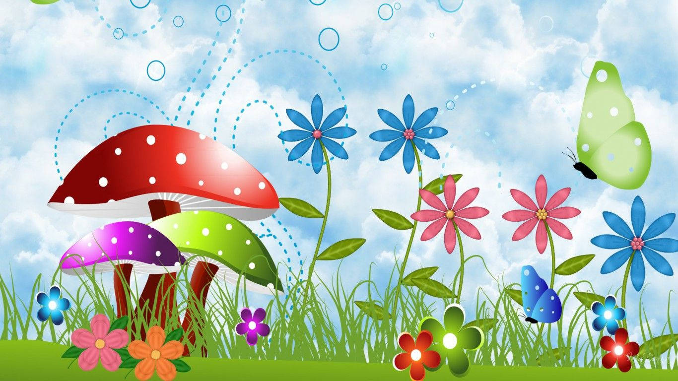 Garden Clipart Wallpaper