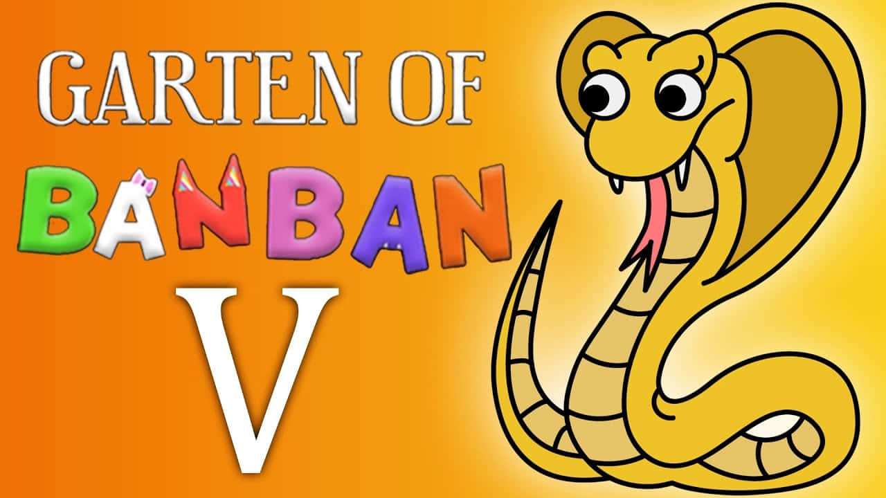 Gartenof Banban Animated Snake Character Wallpaper