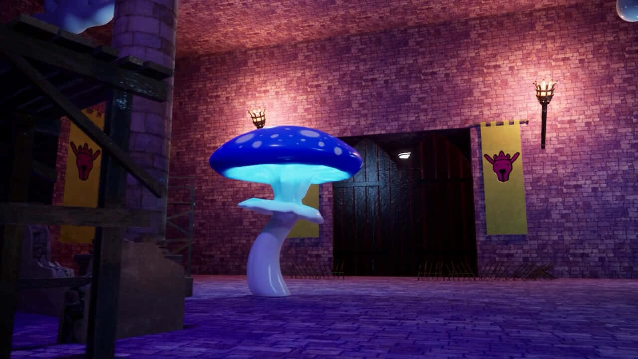 Gartenof Banban Mysterious Mushroom Room Wallpaper