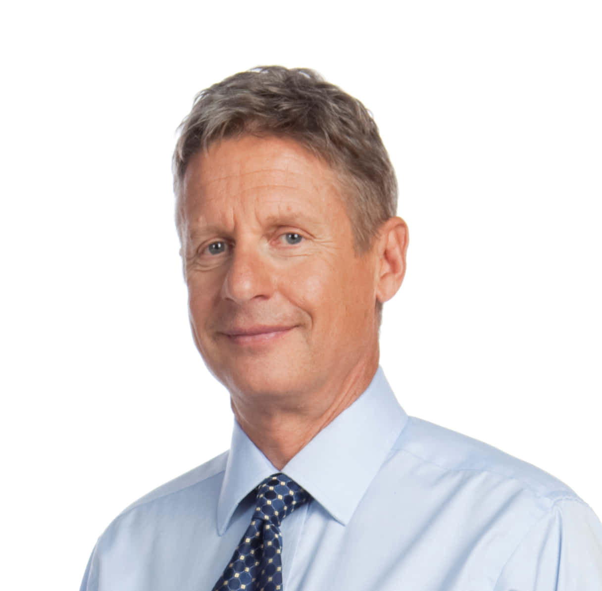 Gary Johnson, American Libertarian Politician, Posing Against A White Backdrop Wallpaper