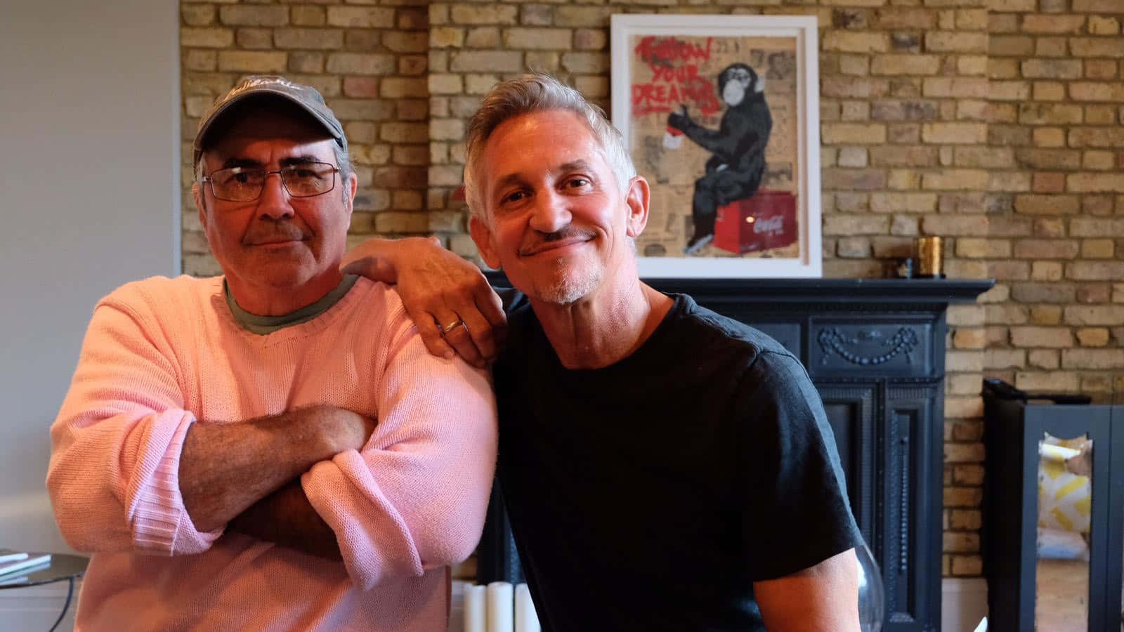 Gary Lineker With Danny Baker Wallpaper