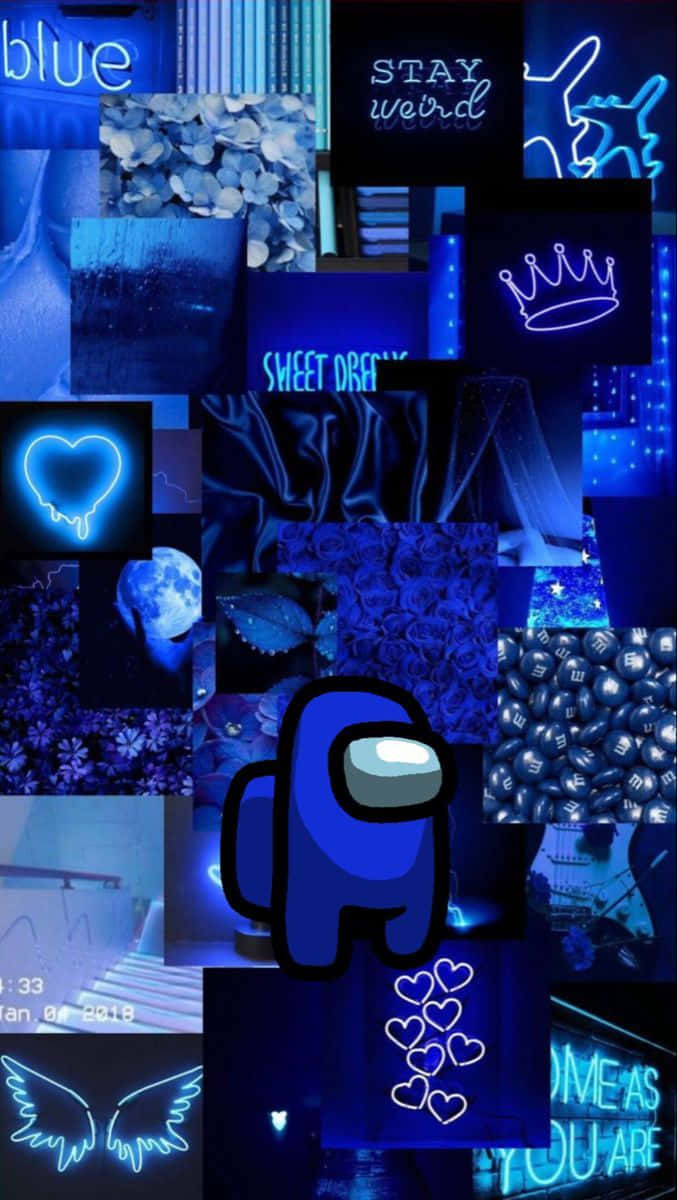 “gather Together And Join In The Fun With Among Us Blue