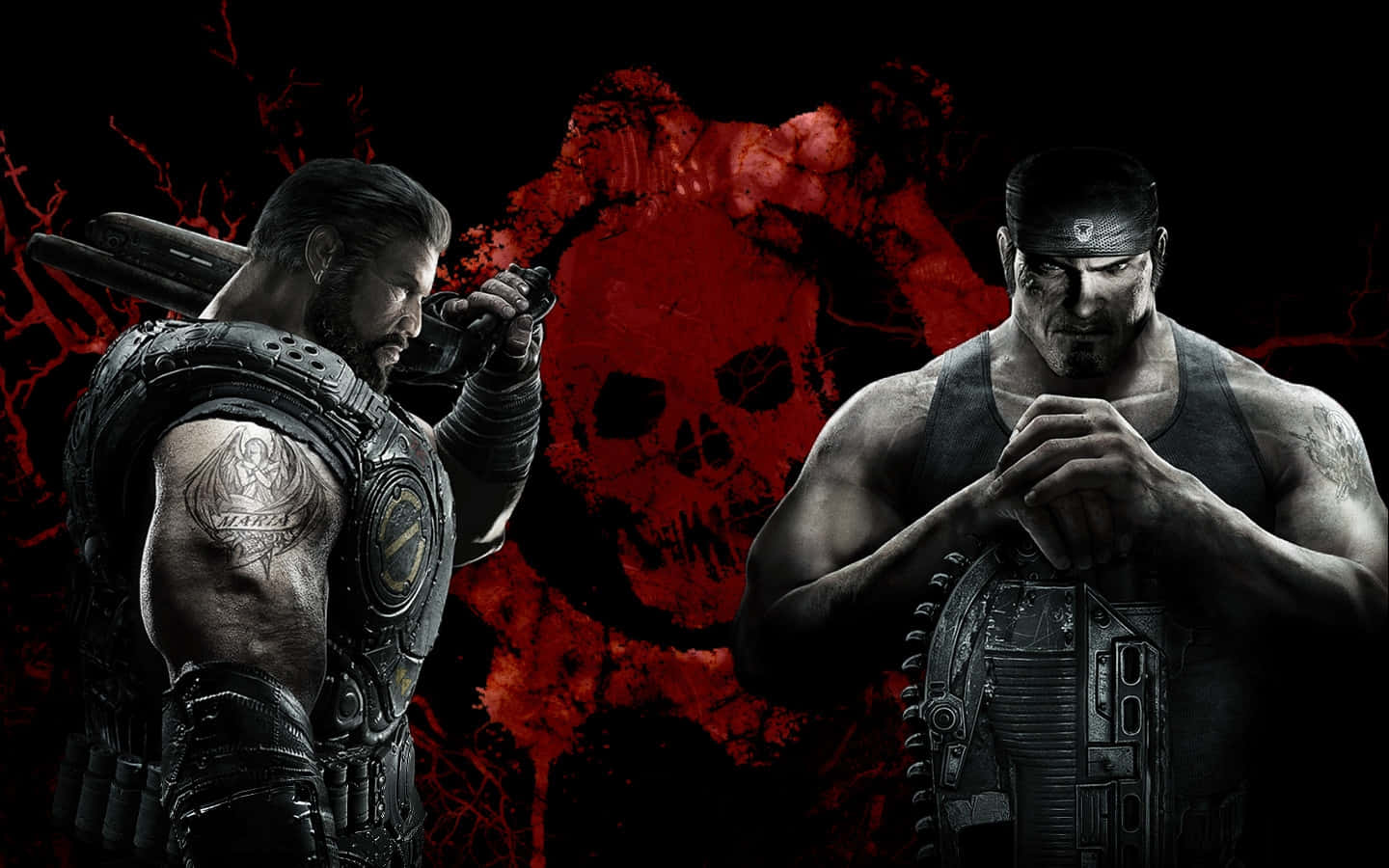 Gearsof War3 Duo Warriors Wallpaper