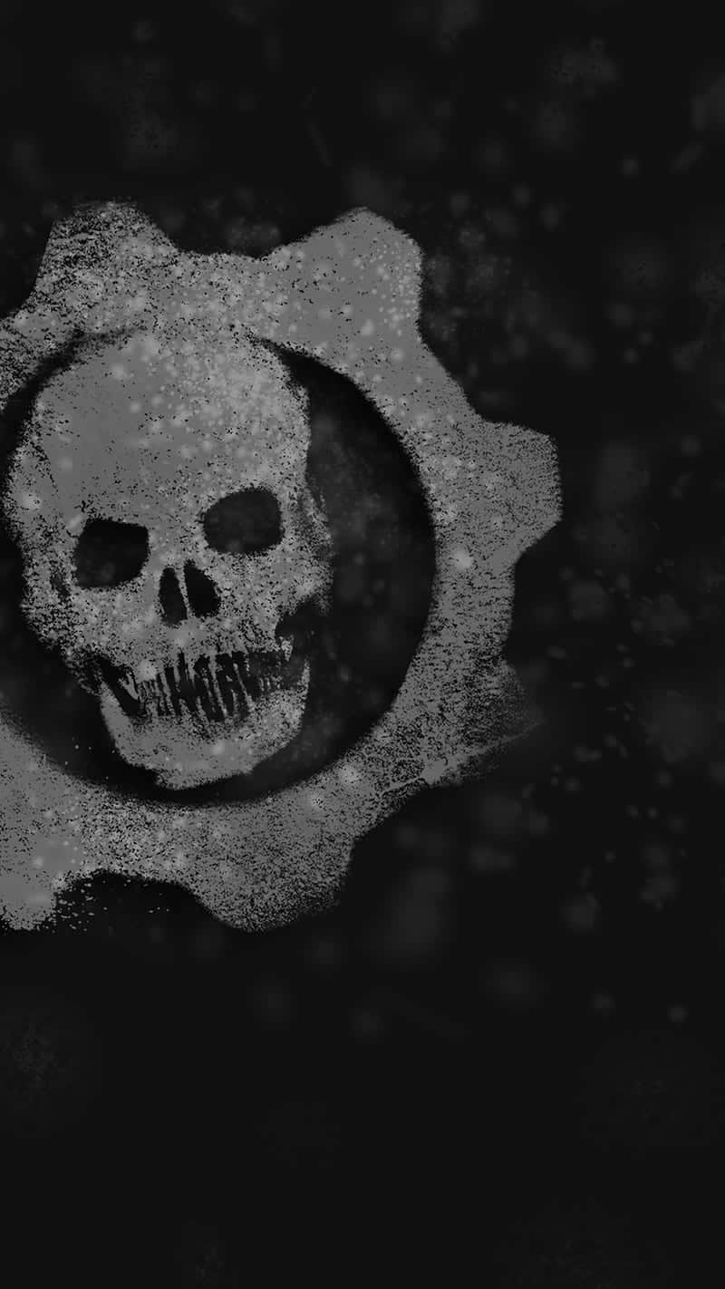 Gearsof War3 Skulland Cog Logo Wallpaper