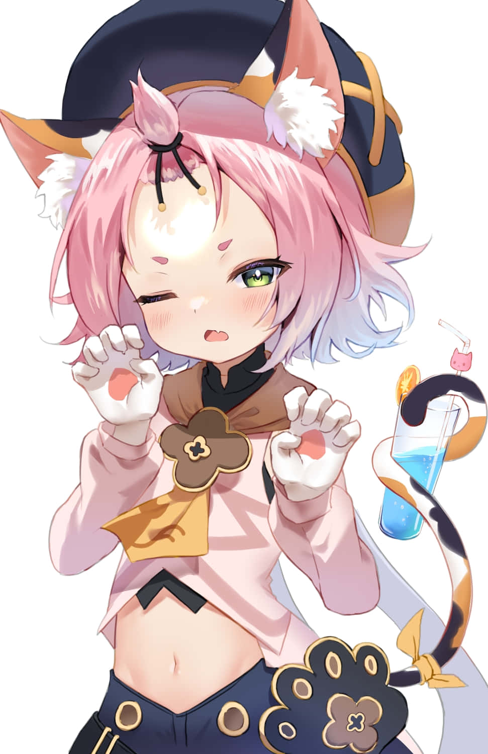 Genshin Impact Diona - The Adorable Cryo Catgirl Wallpaper