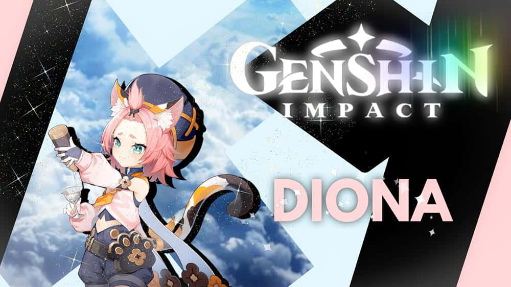 Genshin Impact's Diona, The Bartender Extraordinaire Wallpaper