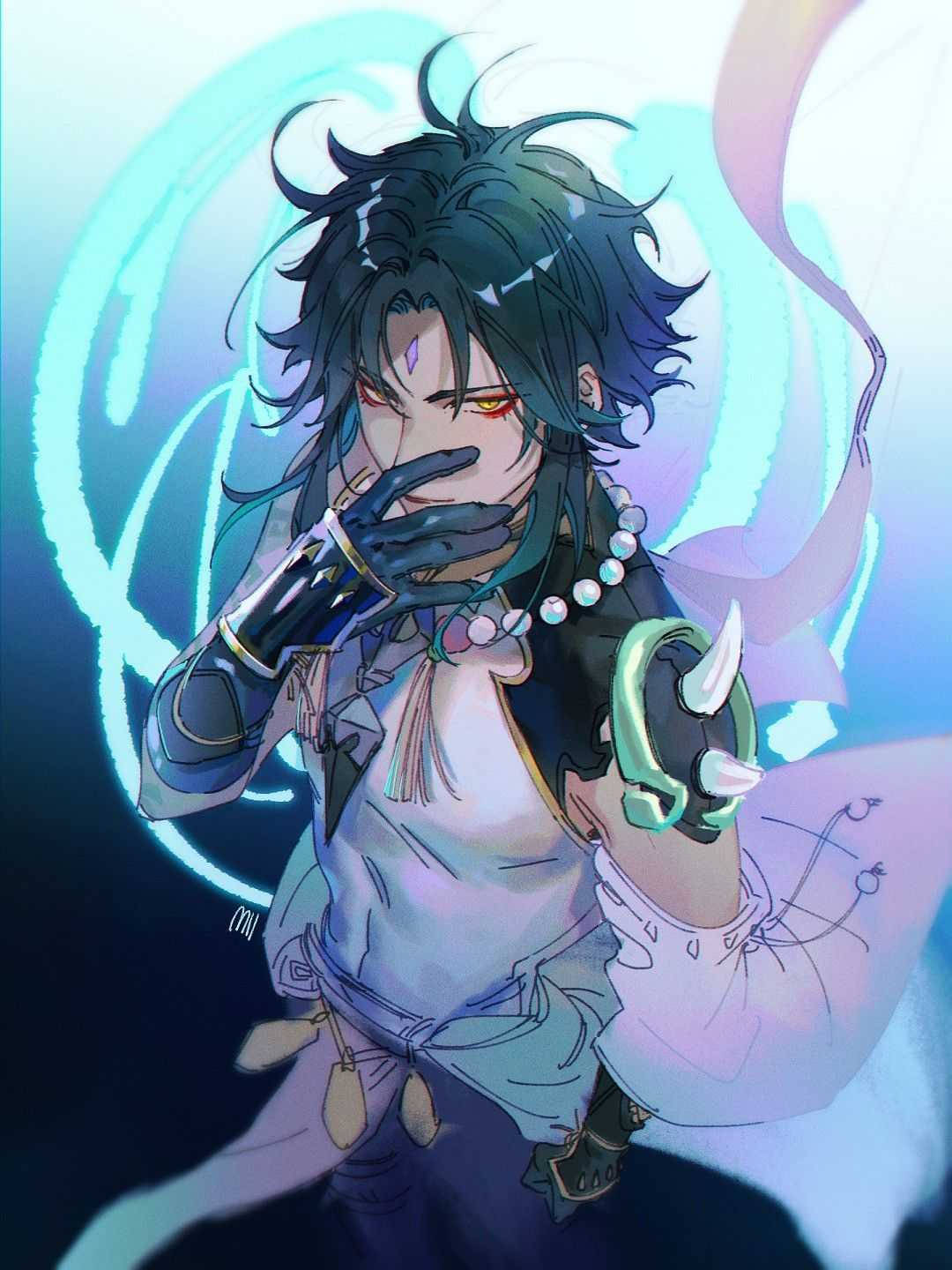 Genshin Video Game Xiao Without Mask Wallpaper