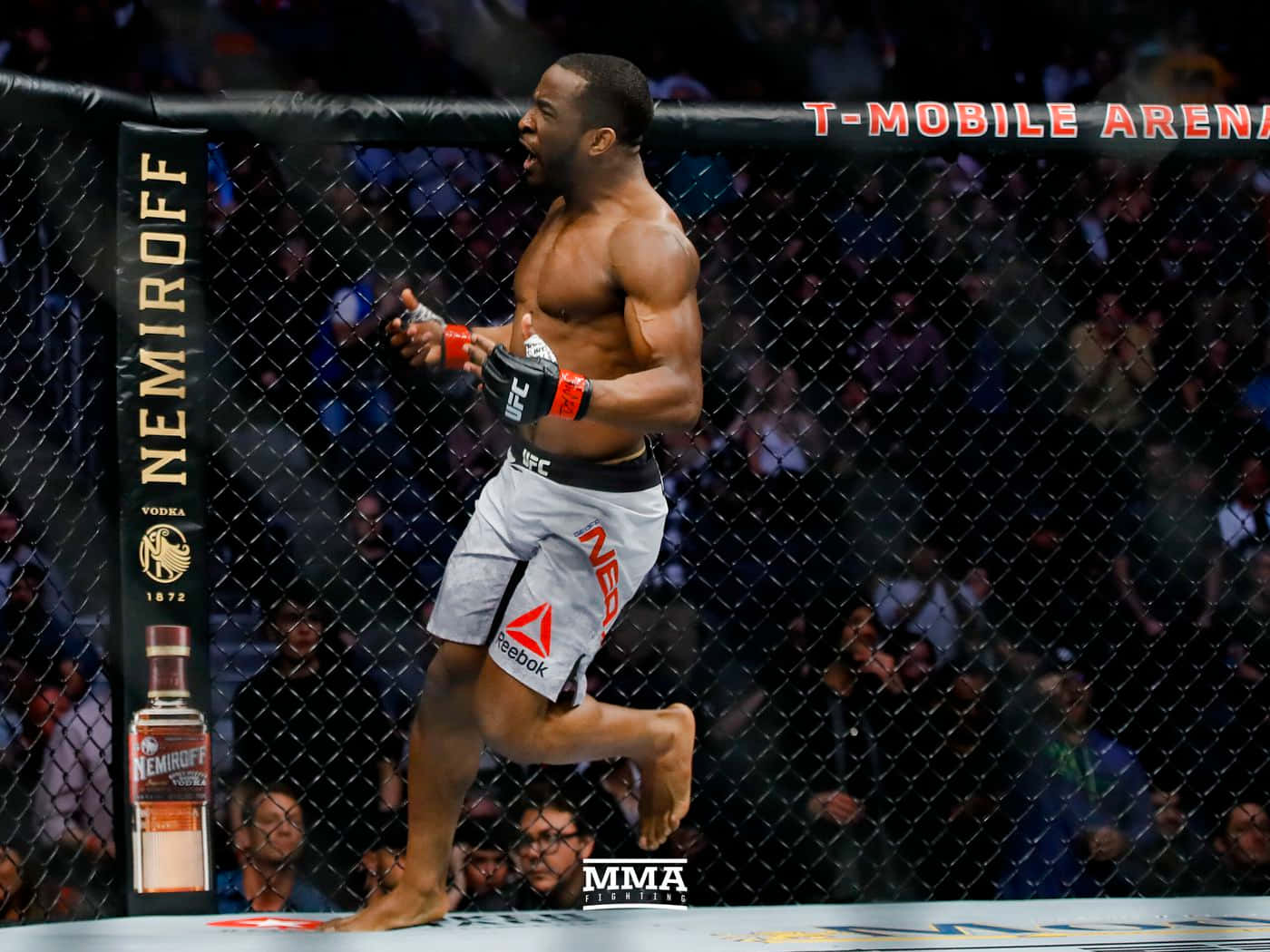 Geoff Neal, Ultimate Fighter Champion, With An Intense Focused Look Wallpaper