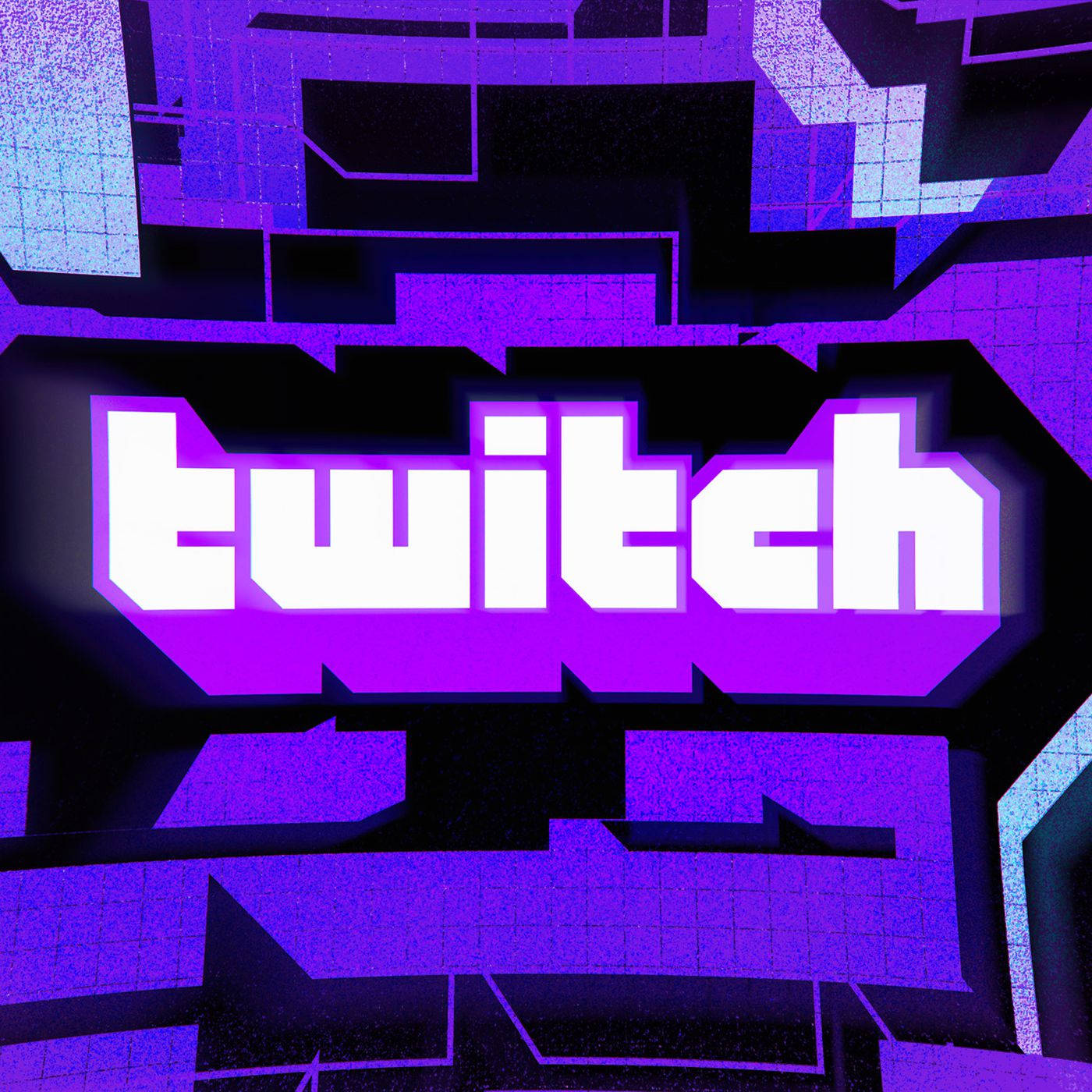 Geometric Twitch 1080 Wallpaper