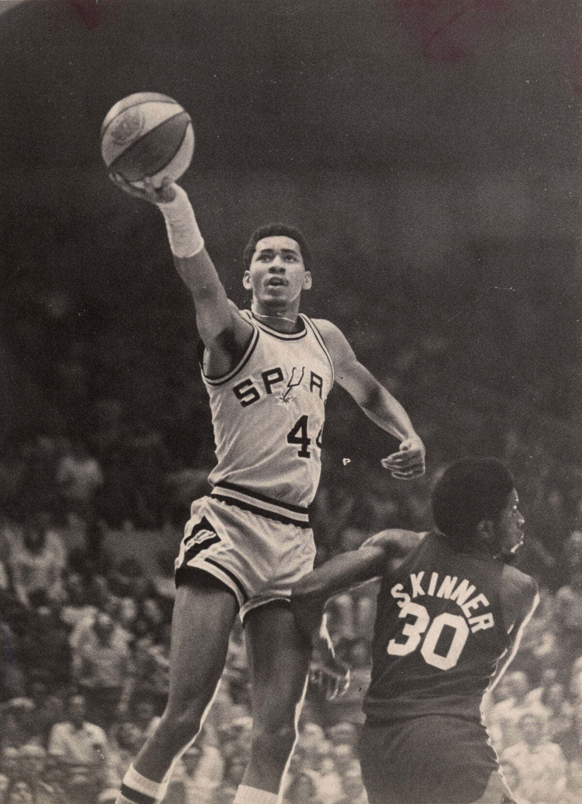 George Gervin Cool Vintage Sepia Wallpaper