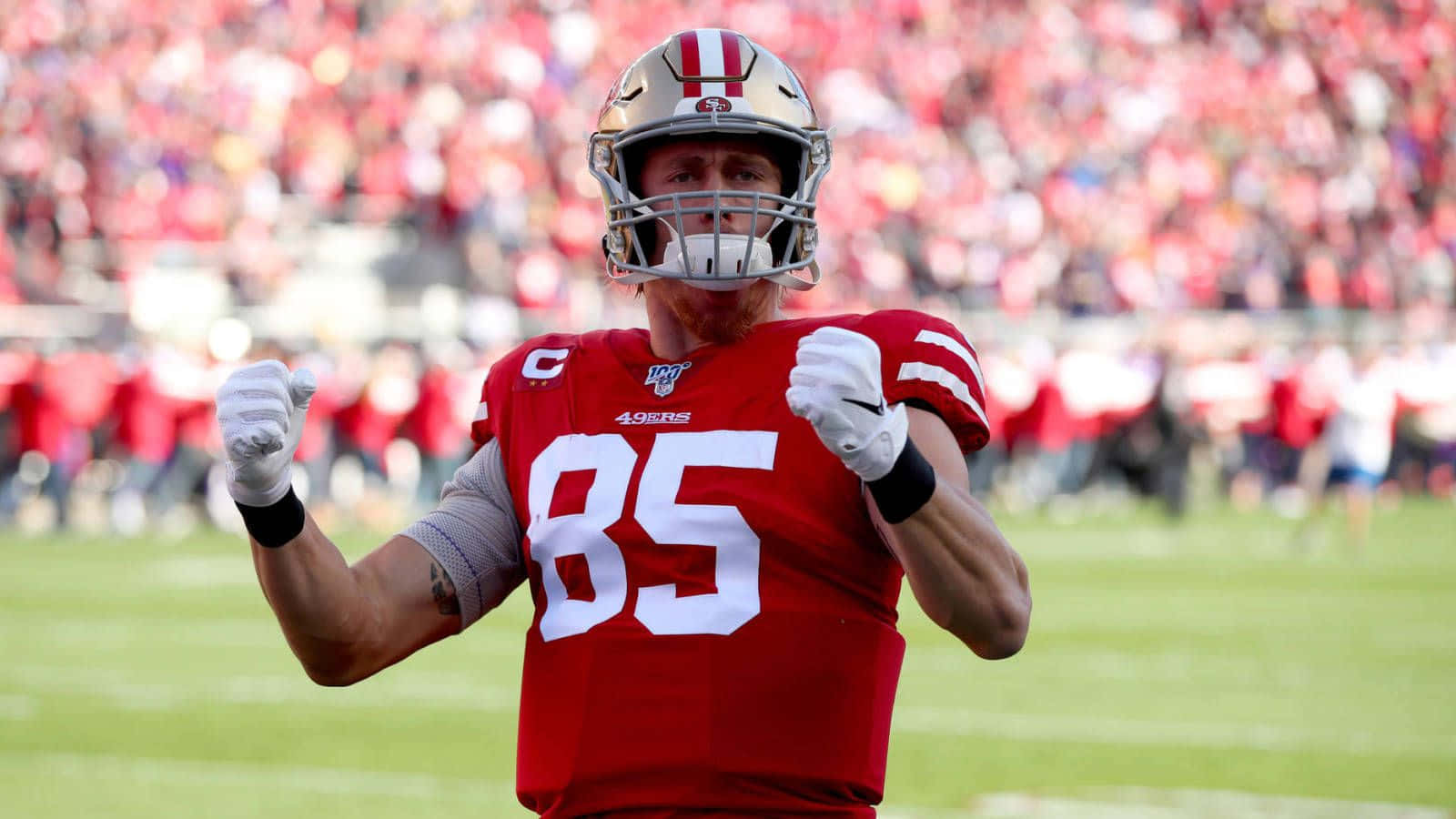 George Kittle, Record-breaking San Francisco 49ers Tight End Wallpaper