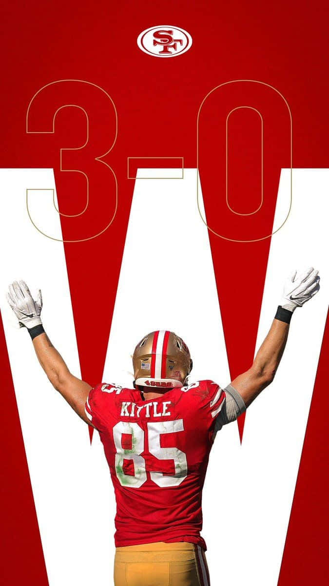 George Kittle San Francisco 49ers Art Wallpaper