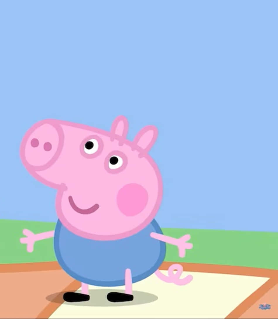 George Pig Is Ready For Adventure! Wallpaper