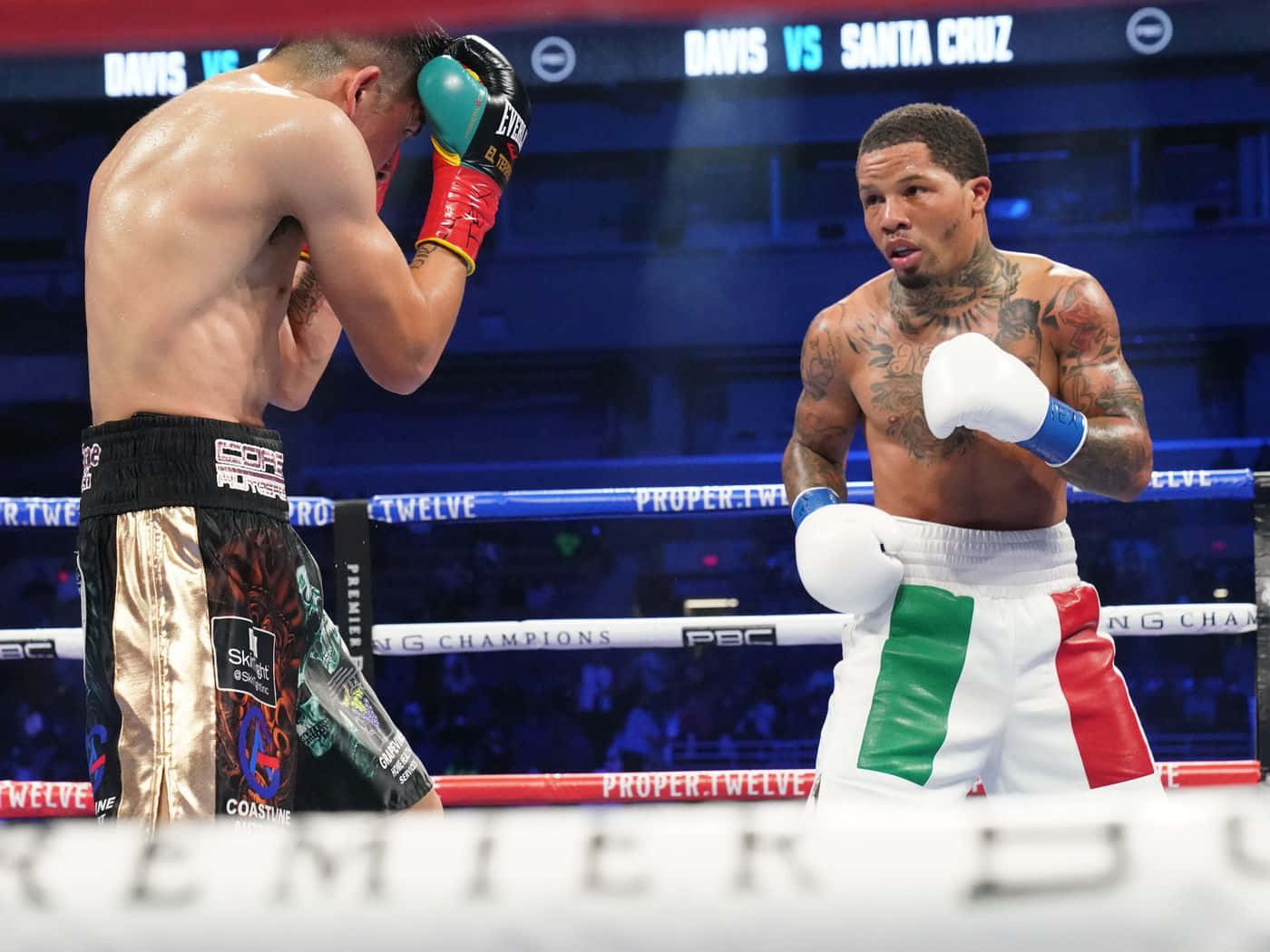 “gervonta Davis Celebrating A Championship Win” Wallpaper