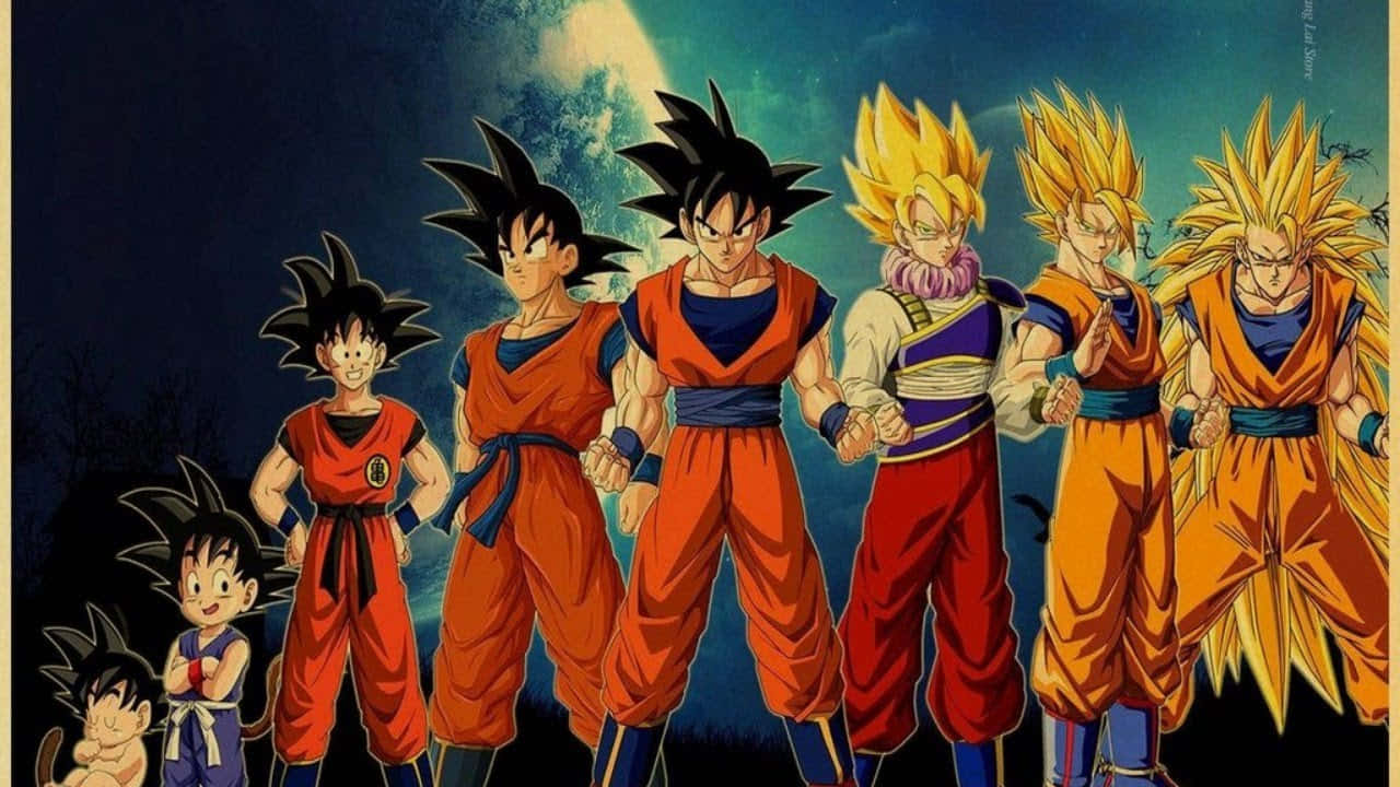 Get A Glimpse Of The Vibrant Dragon Ball Landscape Wallpaper