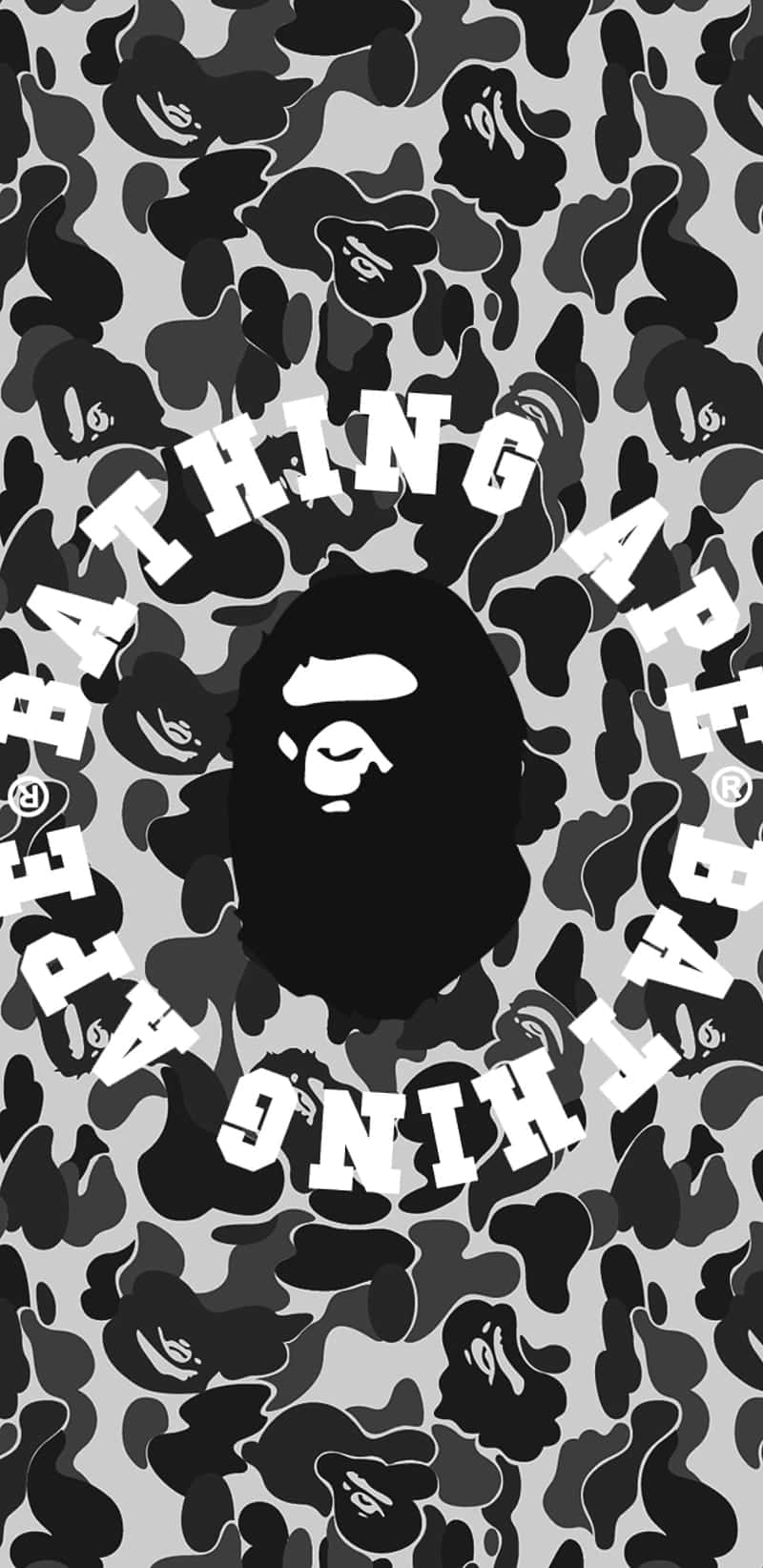 Get Ahead Of The Streetwear Curve With The Bape Iphone 6 Wallpaper