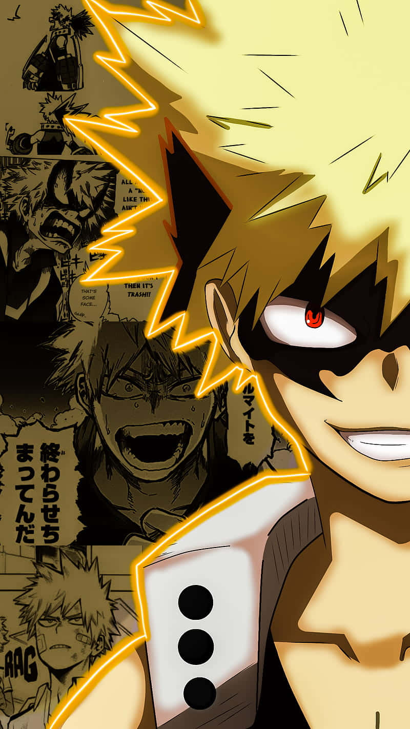 Get Amazing Bakugo Phone Now And Experience The Unique Features It Offers! Wallpaper