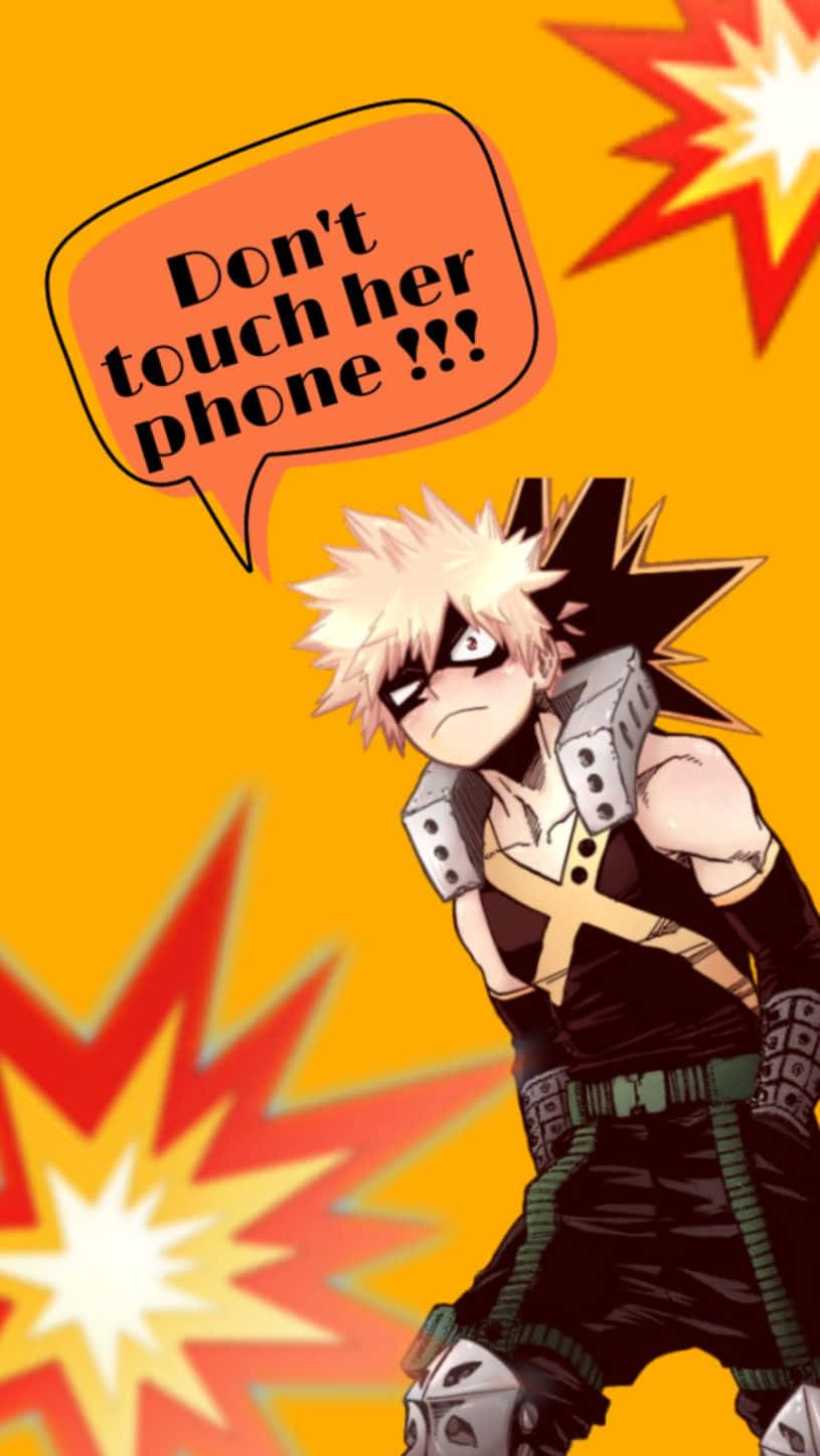 Get Bakugo Phone And Be A Hero! Wallpaper