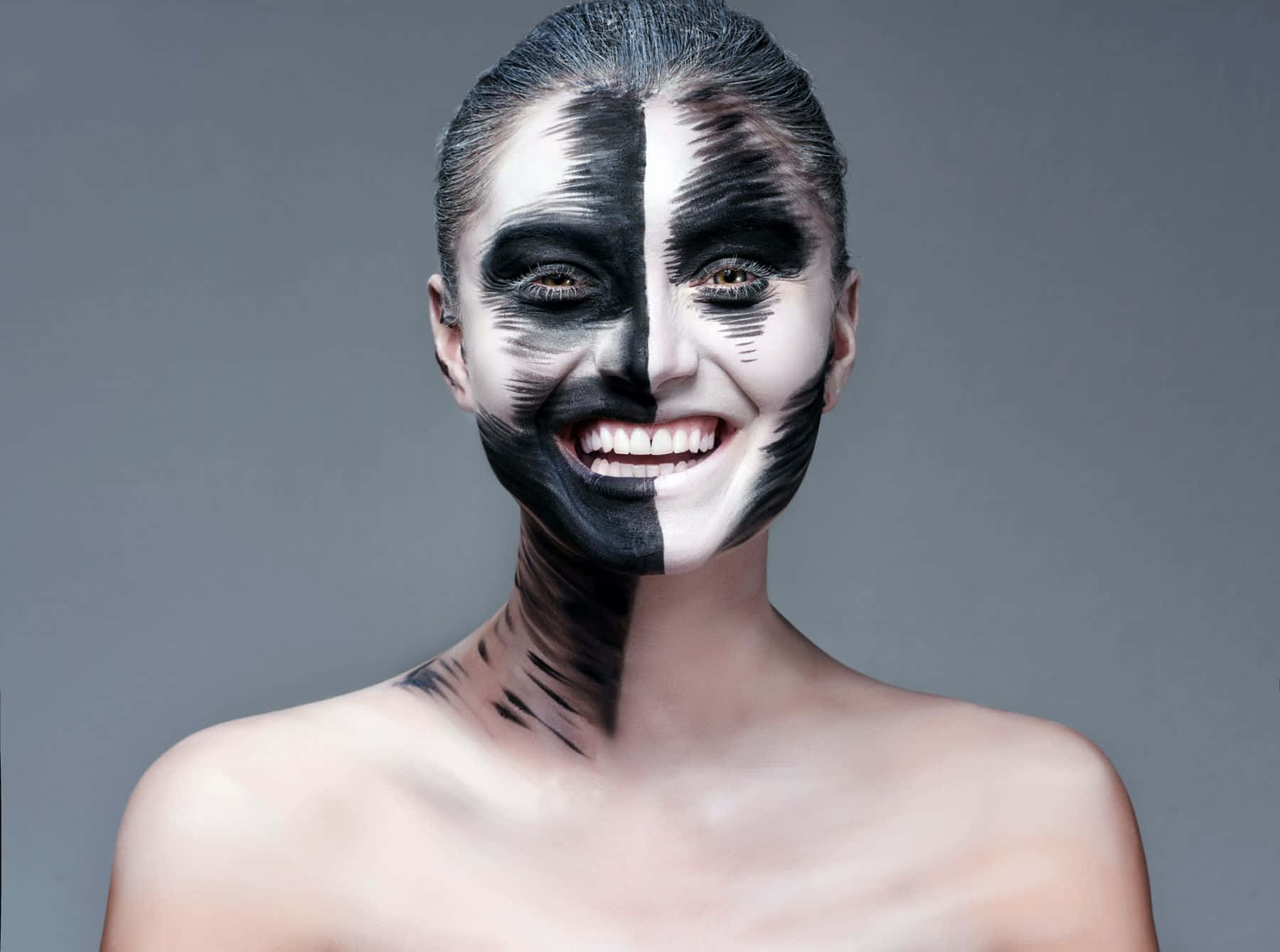 Get Creative And Make A Spooky Statement With Halloween Face Paint! Wallpaper