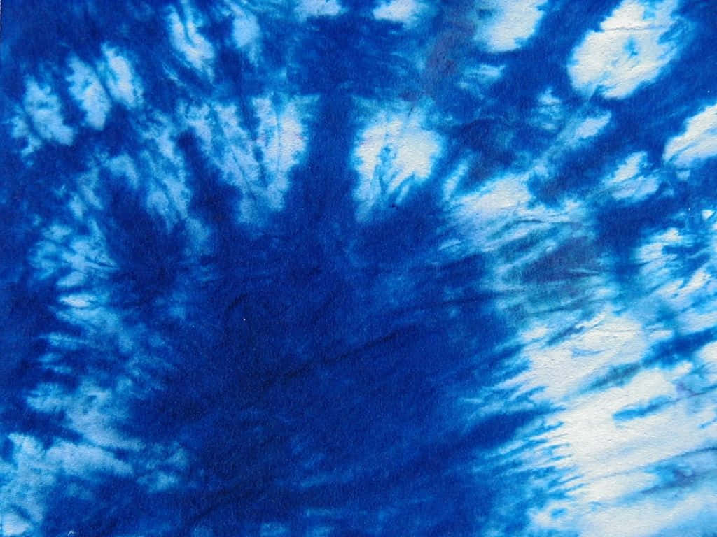 Get Groovy With Blue Tie Dye! Wallpaper