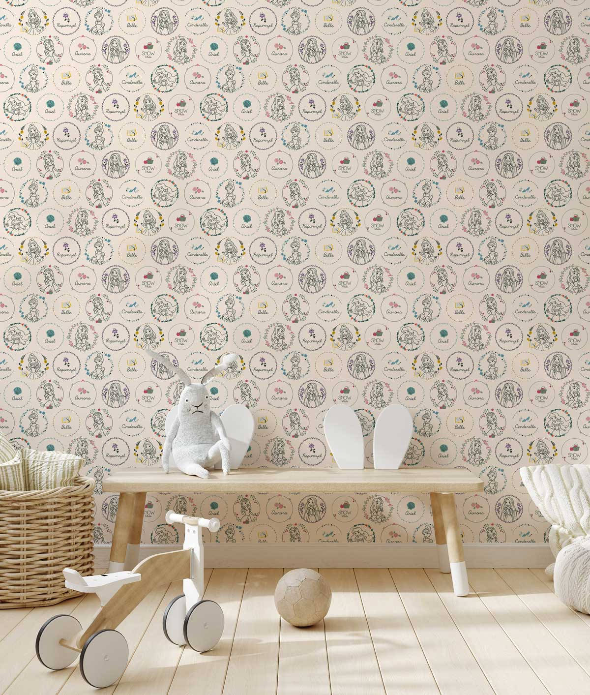 Get In The Disney Pattern Wallpaper