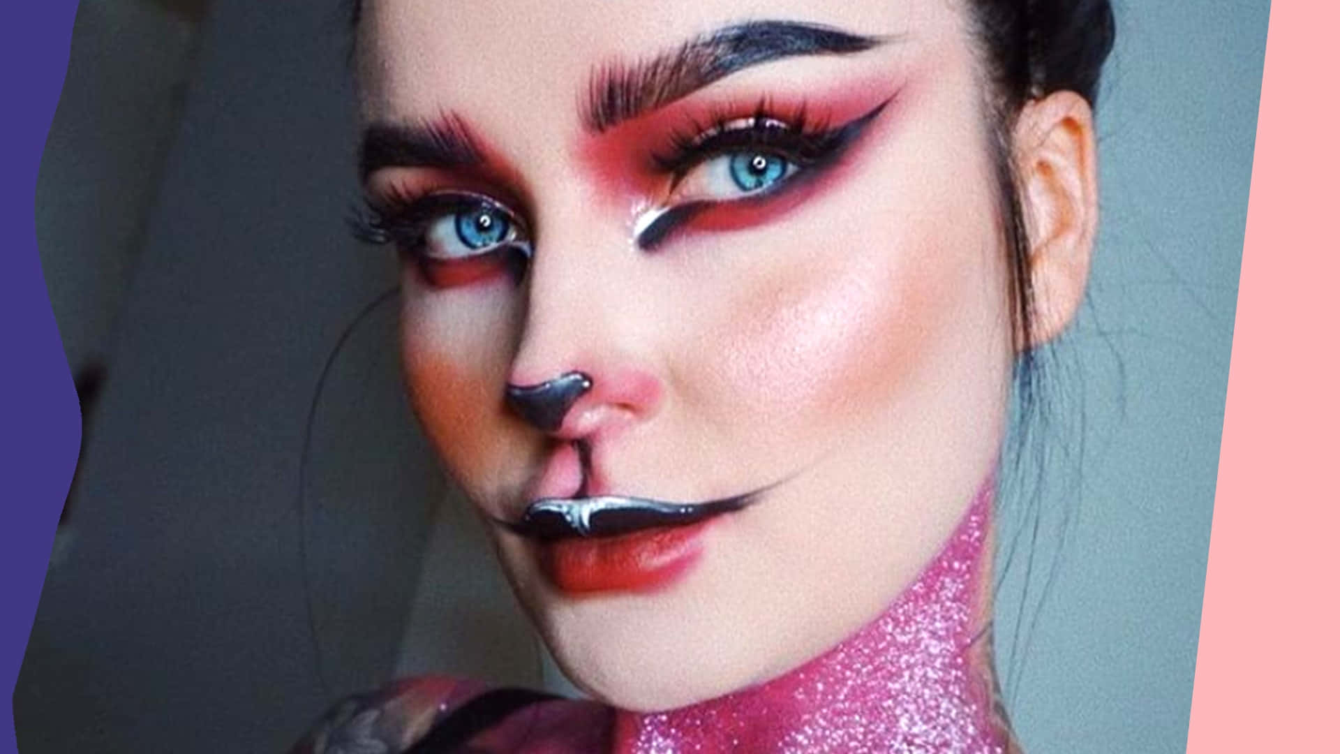 Get In The Spooky Spirit With This Wickedly Creative Halloween Makeup! Wallpaper