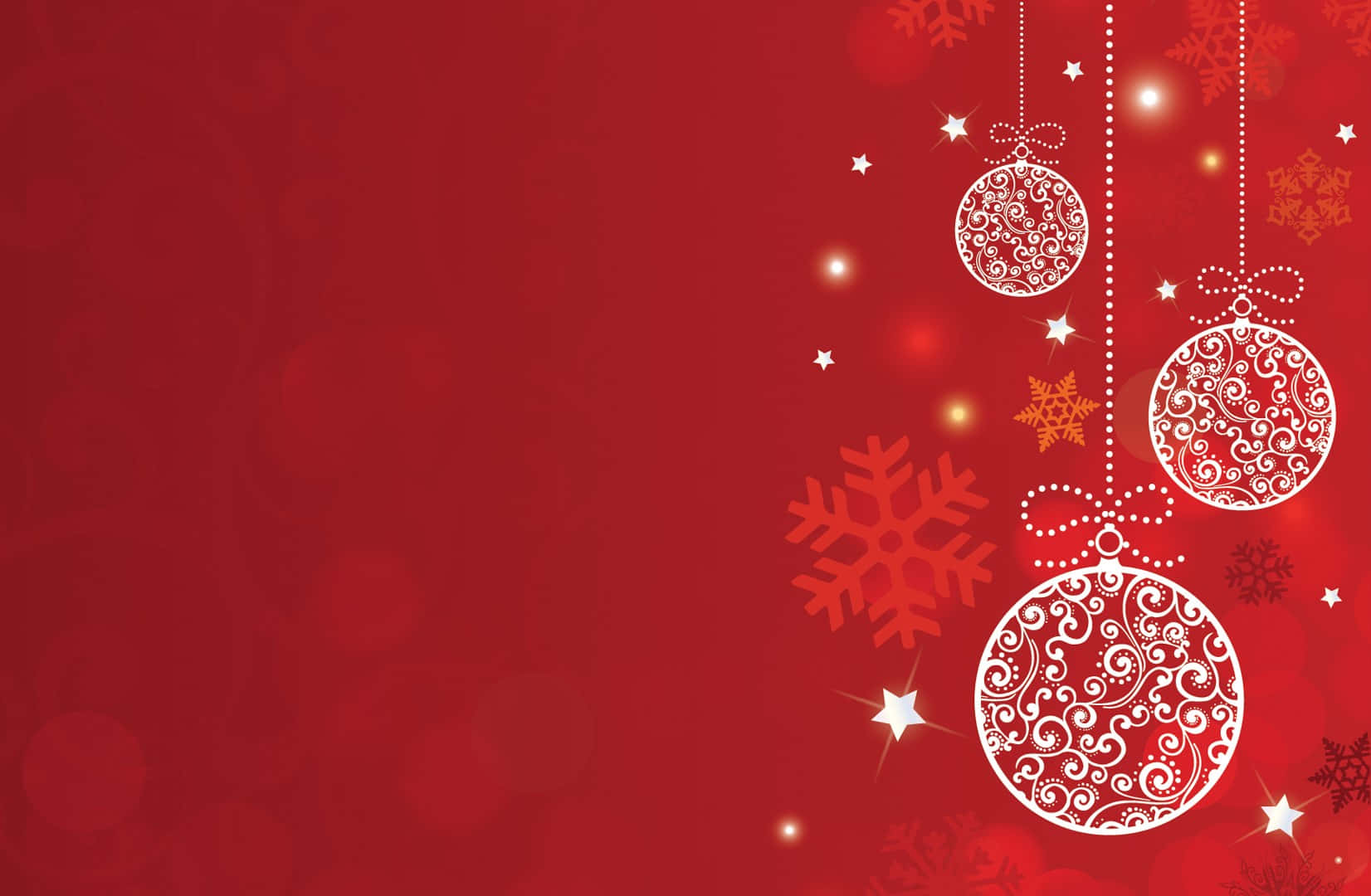 Get Into The Festive Spirit With A Red Aesthetic Christmas! Wallpaper