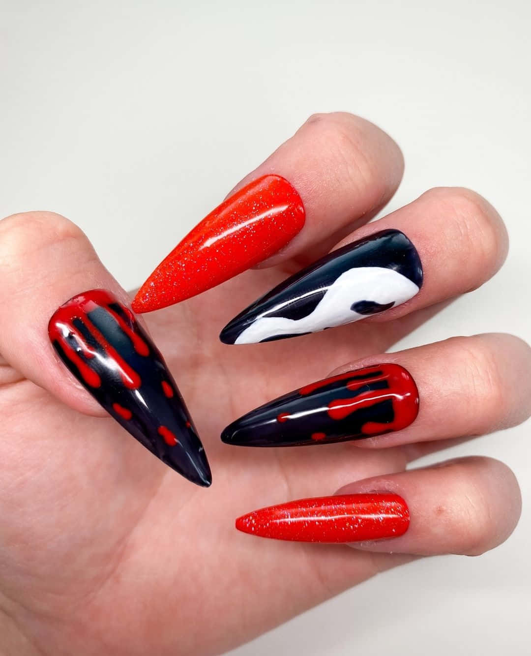 Get Into The Ghostly Spirit With These Spook-tacular Halloween Nail Art Designs! Wallpaper