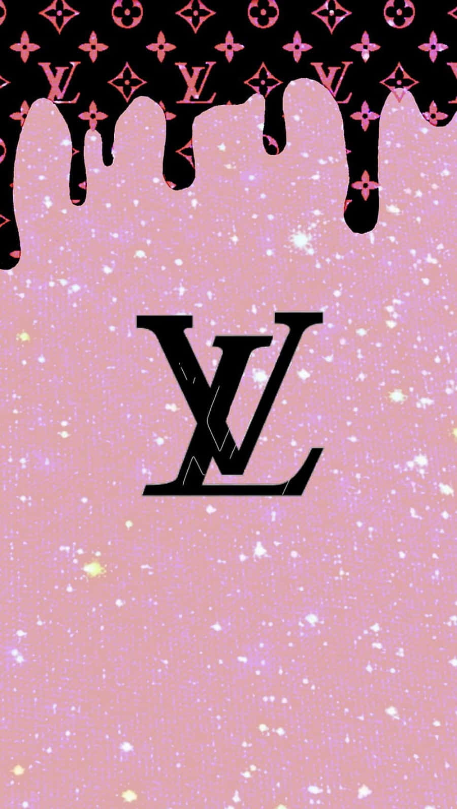 Get Lost In Luxurious Louis Vuitton Pink Wallpaper