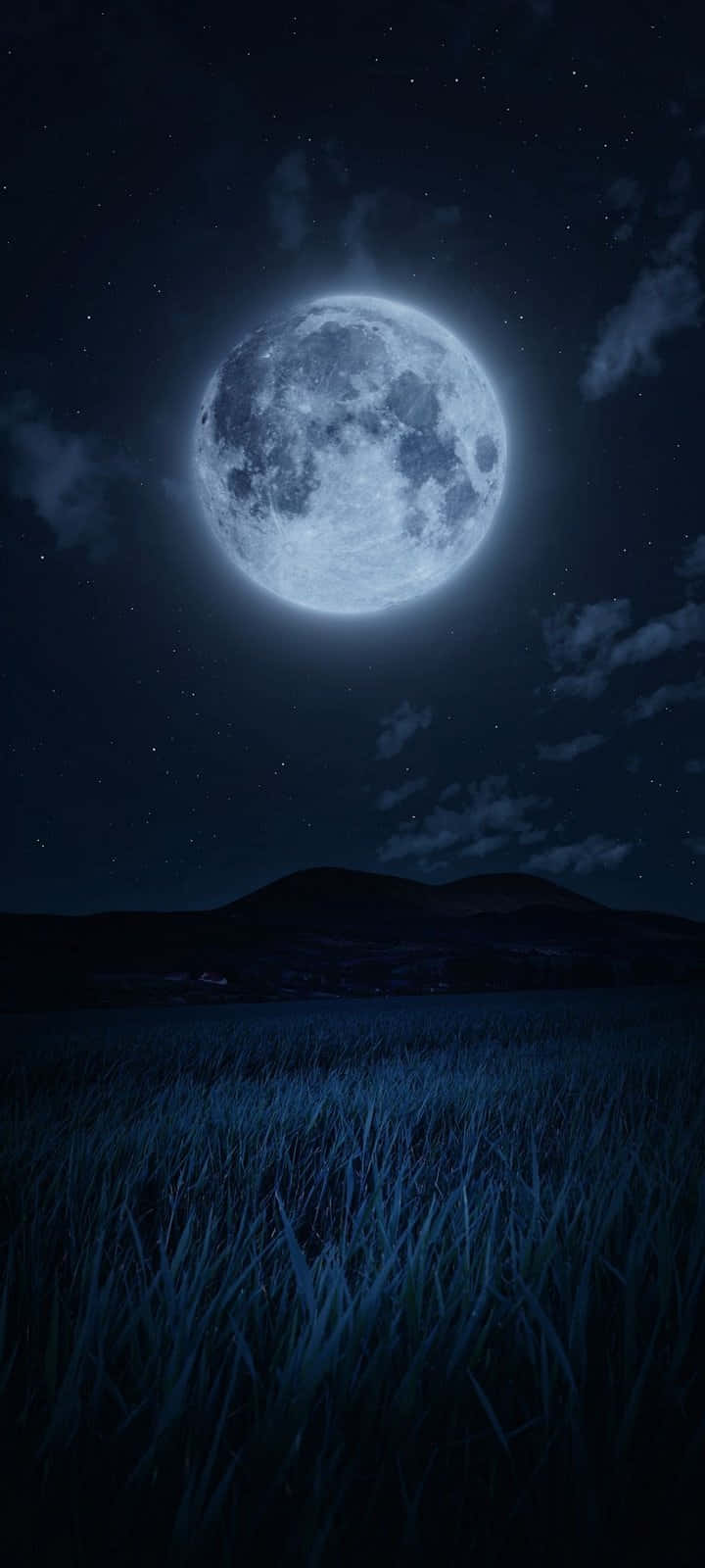 Get Lost In The Beauty And Mystery Of A Moonlit Night. Wallpaper