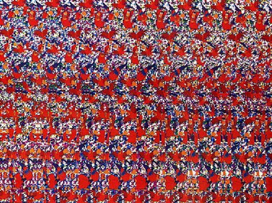 Get Lost In The Captivating Swirls Of This Magic Eye Wallpaper