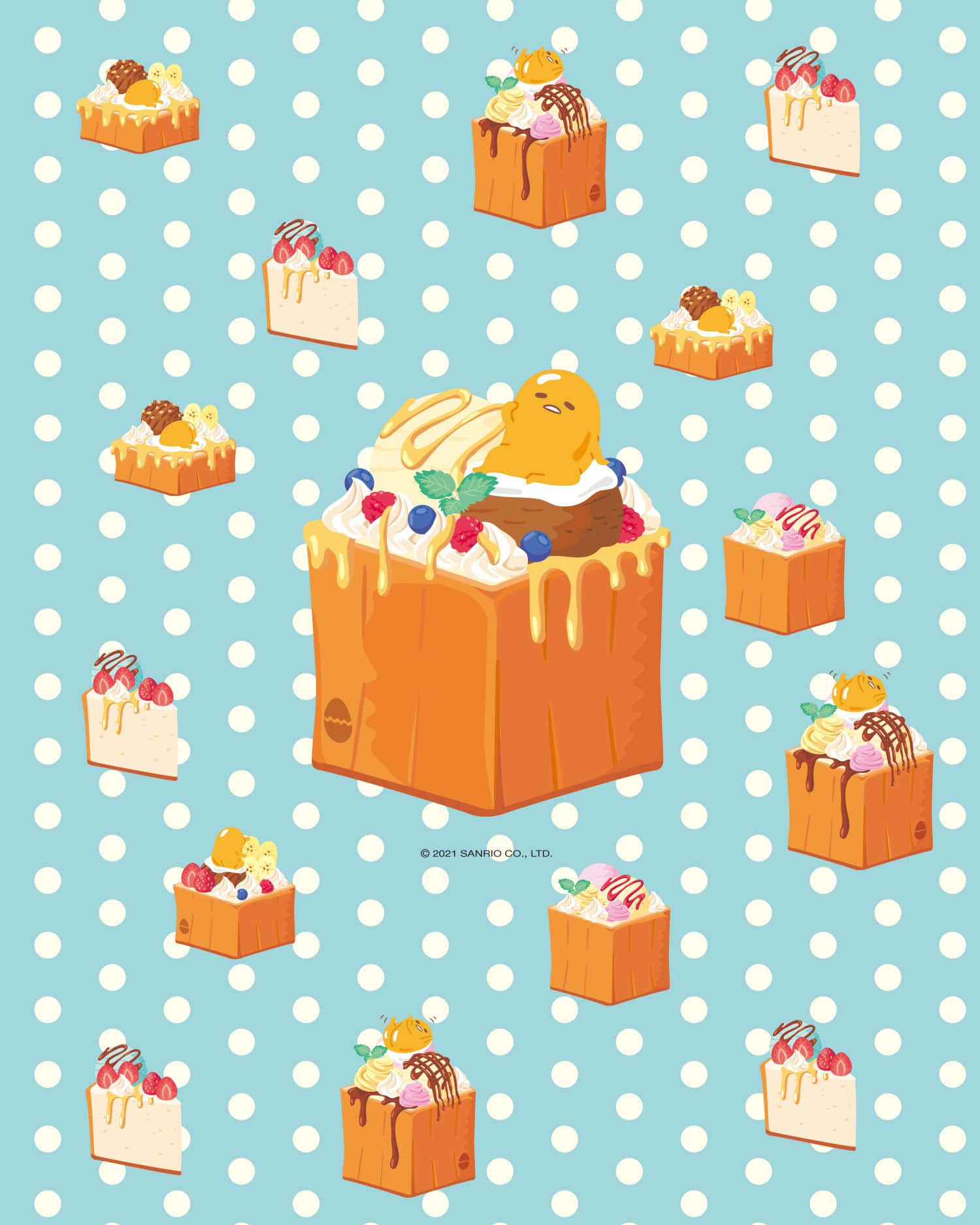 Get More Gudetama In Your Life With The Ultimate Gudetama Phone. Wallpaper