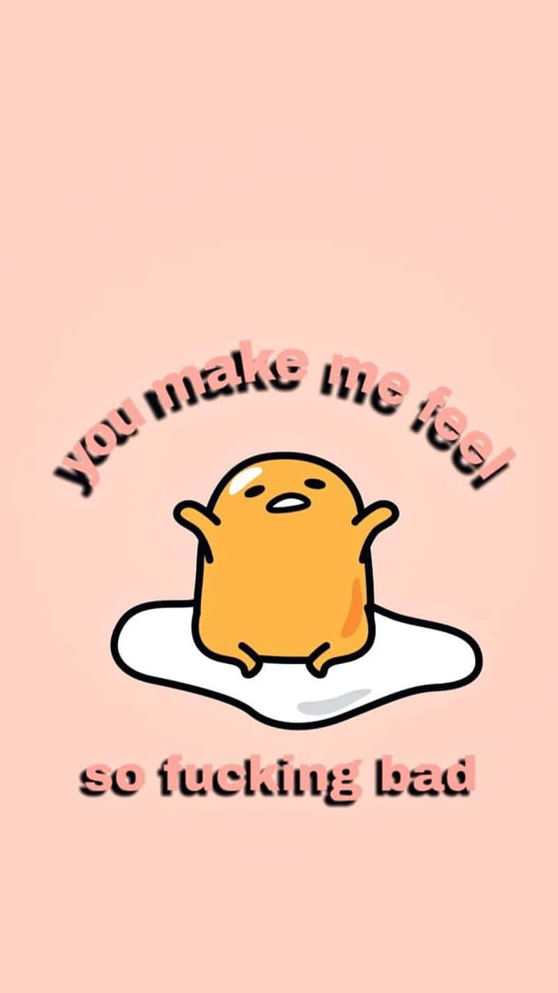 Get Ready For A Lazy Day With Gudetama Phone Wallpaper