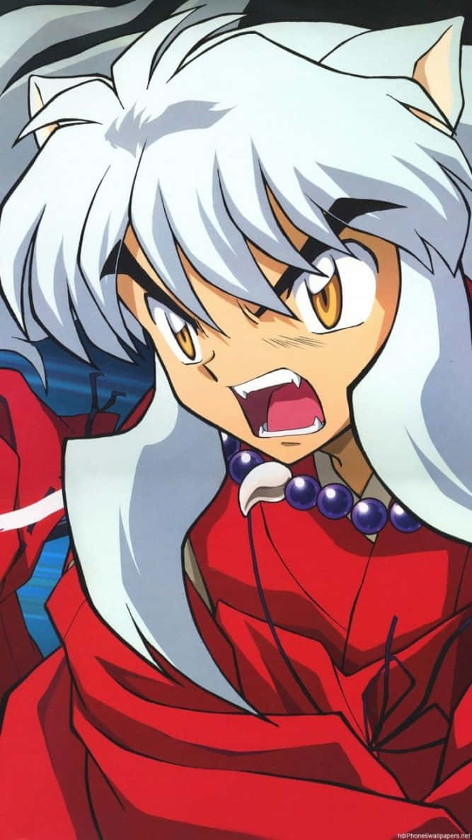 Get Ready For Adventure With The Inuyasha Iphone! Wallpaper